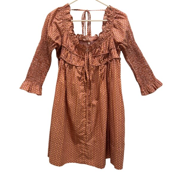 Free People Star Dip Mini Dress Glass Roses Combo Size XS NEW - Picture 2 of 10